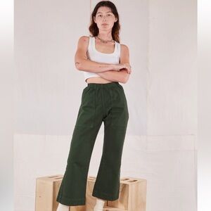 Big Bud Press Green Wide-Leg action Pants